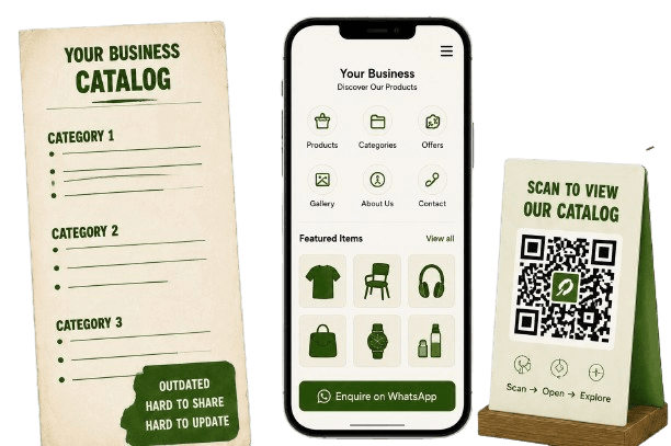 CatalogQR - Paper catalog to digital QR catalog
